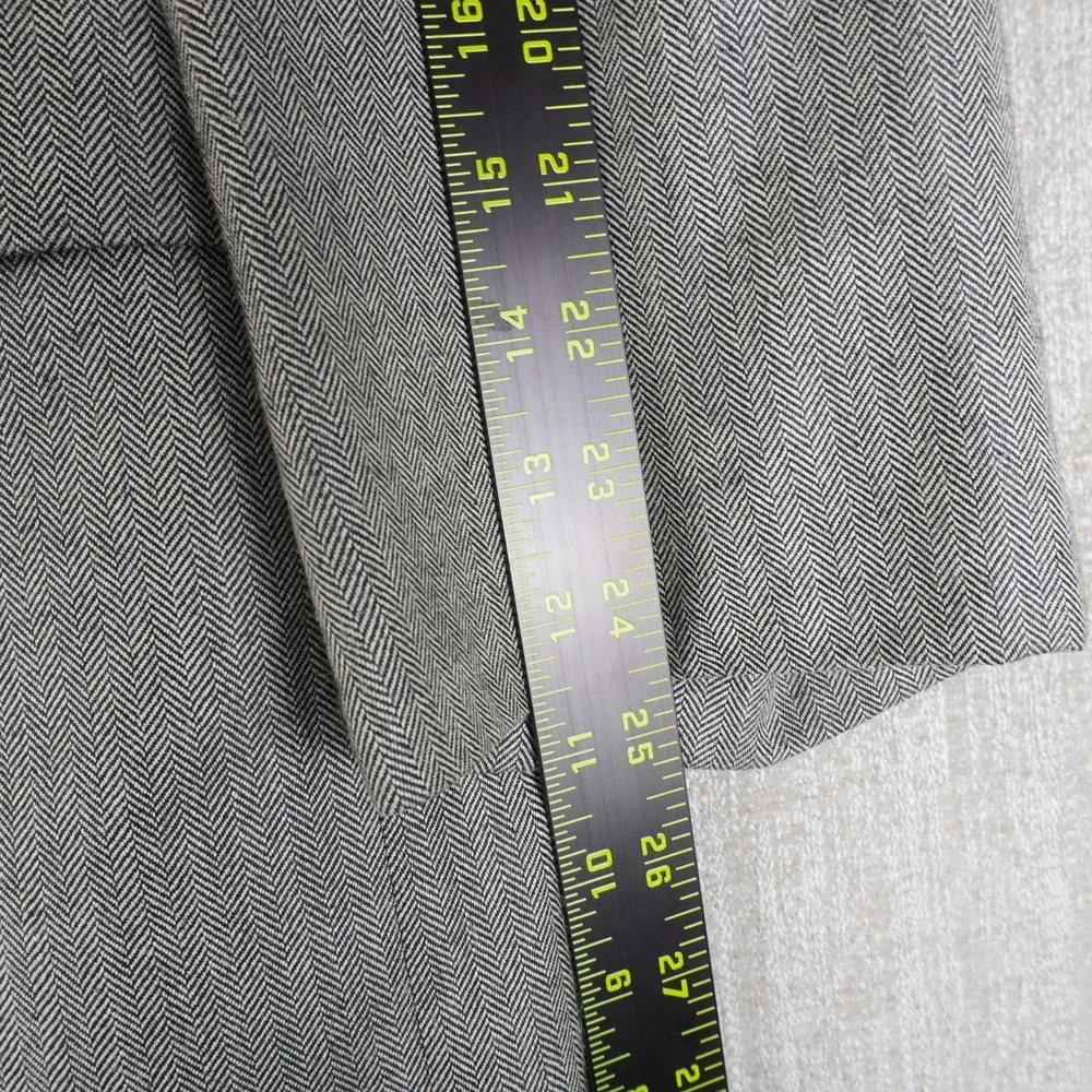 Lauren Ralph Lauren Men's Tweed Herringbone Wool Blazer 48R Gray Sport Coat
